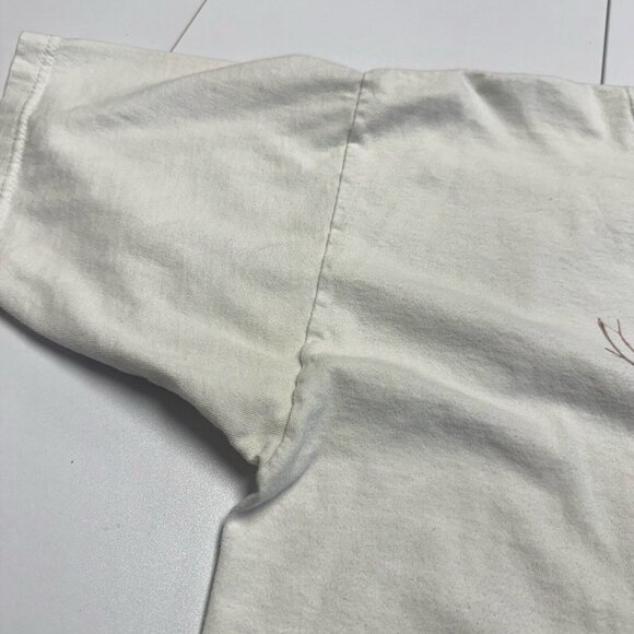 Vintage Anne Geddes T Shirt Mens Large White Christmas Snowman USA - Picture 4 of 10